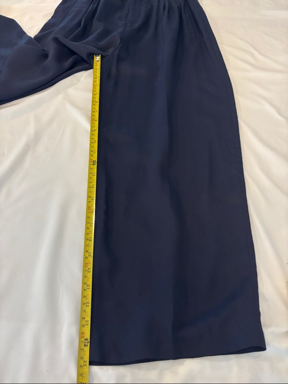 Ted Baker Navy Wide-Leg Women's Ankle Pants - size 2 - Picture 8 of 10